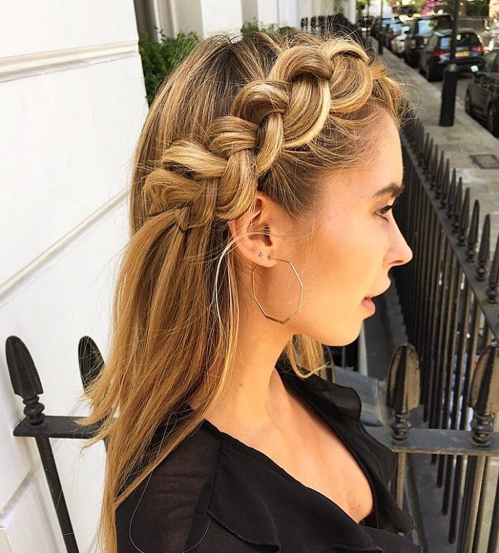 Half-Up Half-Down Updo